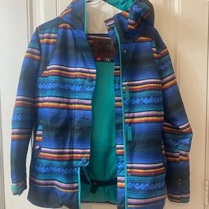 Girls snow ski parka